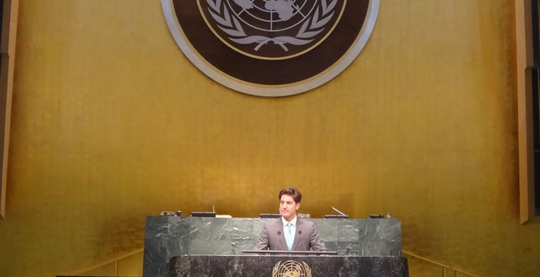 Nico at the United Nations Headquarters